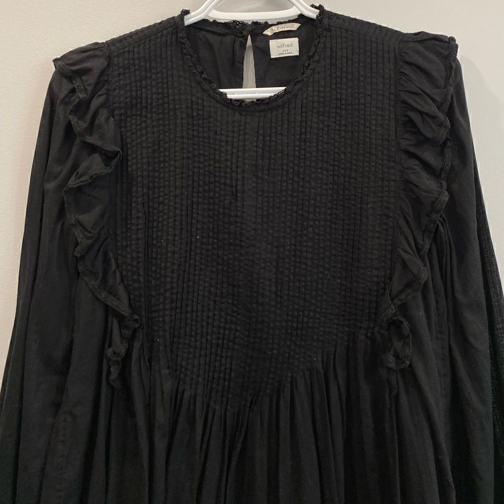 Aritzia Wilfred La Boheme Elia Dress in Black - Picture 6 of 11